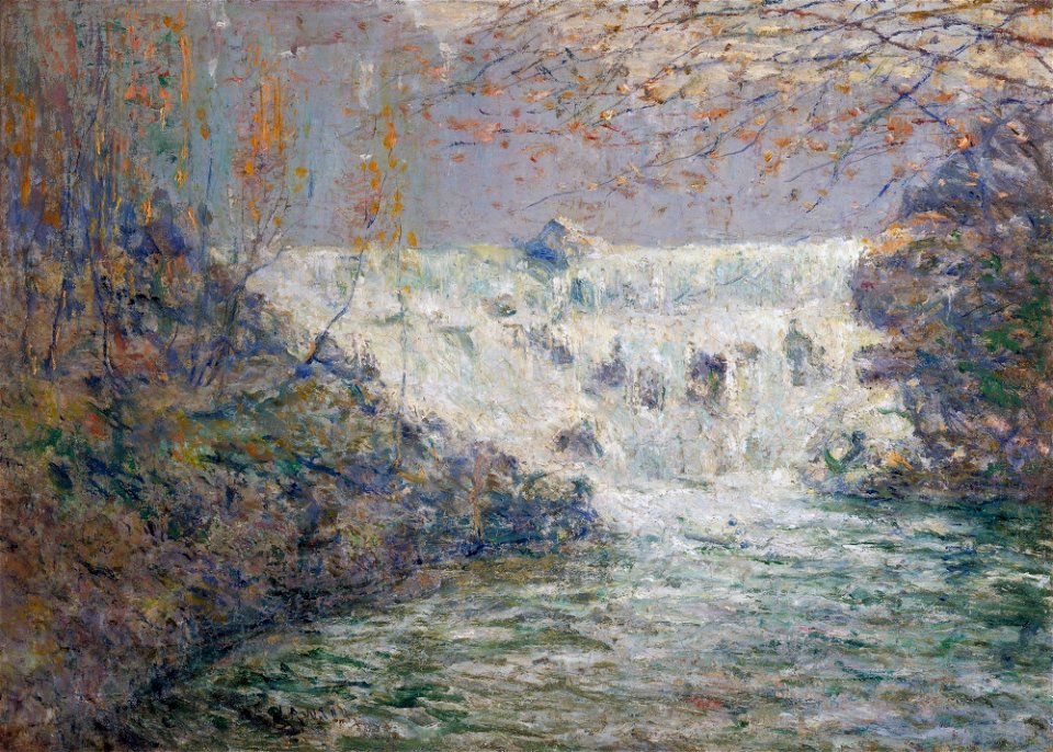 Ernest Lawson - The Waterfall, Shore's Mill, Tennessee