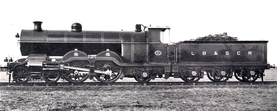 LB&SCR 4-4-2 H1 locomotive 38 Portland Bill (Howden, Boys' Book of Locomotives, 1907)