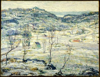 Ernest Lawson - Harlem Valley, Winter - Google Art Project