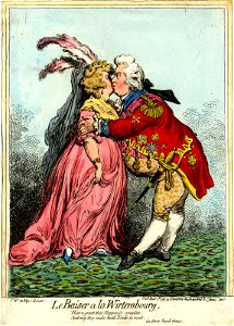 Le baiser a la Wirtembourg. (BM 1851,0901.859)