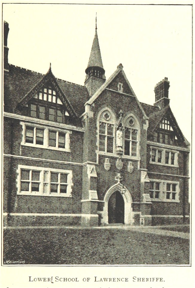 Lawrence Sheriff school old photo