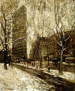 Ernest Lawson - The Flatiron Building, New York (01)