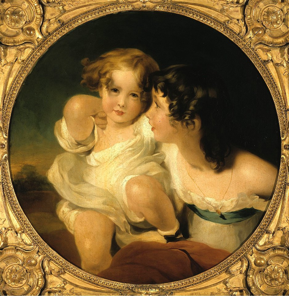 Lawrence, Thomas - Portrait d'Emily et Laura-Anne Calmady - J 76 - Musée Cognacq-Jay