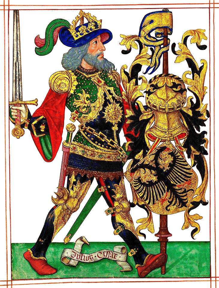 LDAM (f. 003v) Julio Cesar, Imperador