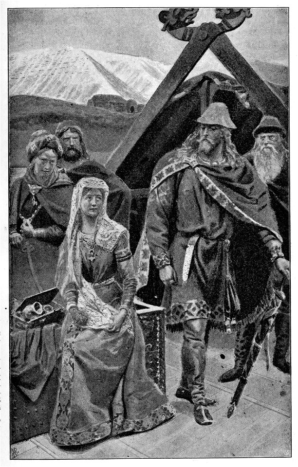 Laxdæla saga - Kjartan saw Hrefna