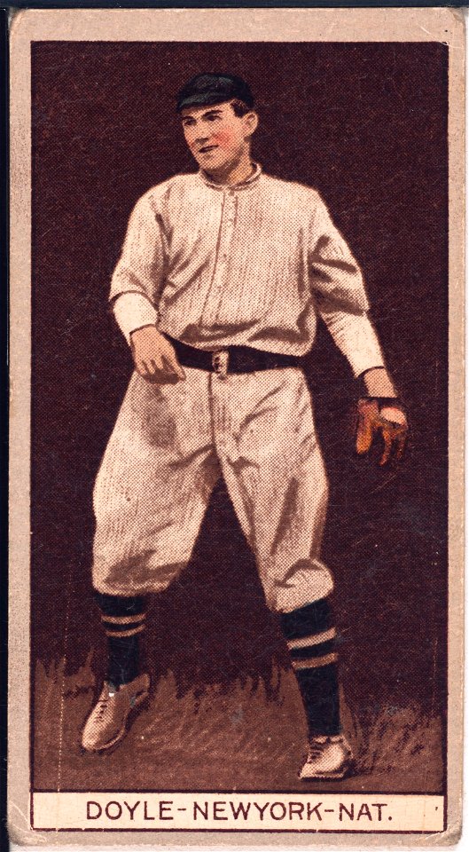 Lawrence Doyle, New York Giants, baseball card portrait LCCN2008677983