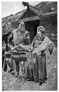 Laxdæla saga - Guðrún smiled at Halldor