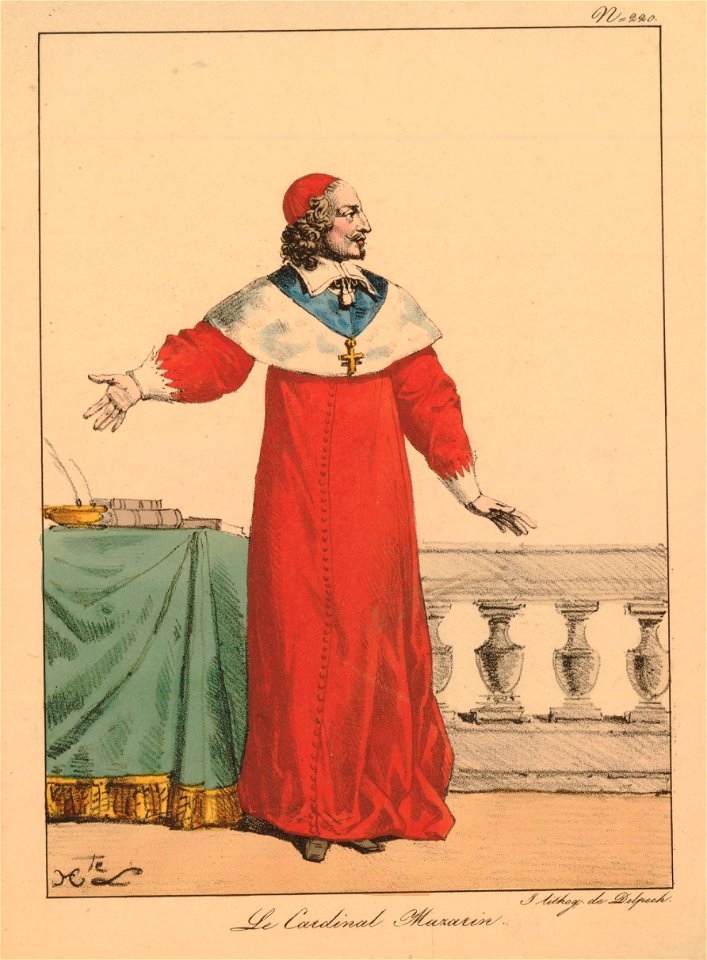 Le Cardinal Mazarin (BM 1871,1209.2499)