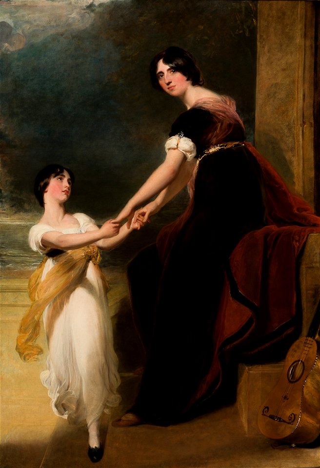 Susan, Countess of Guilford, and Daughter Georgiana by Thomas Lawrence