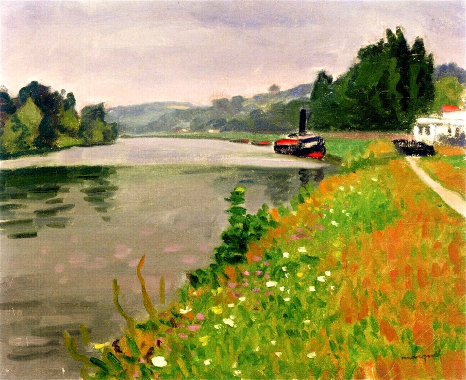 Le Bac Rosseboise Albert Marquet