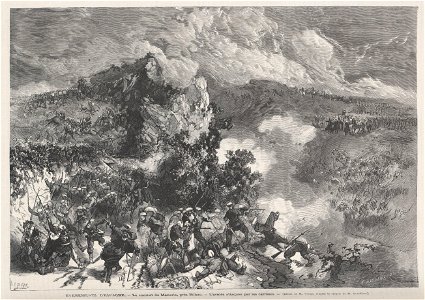 Le combat de Manaria, près Bilbao, de Daniel Urrabieta Vierge