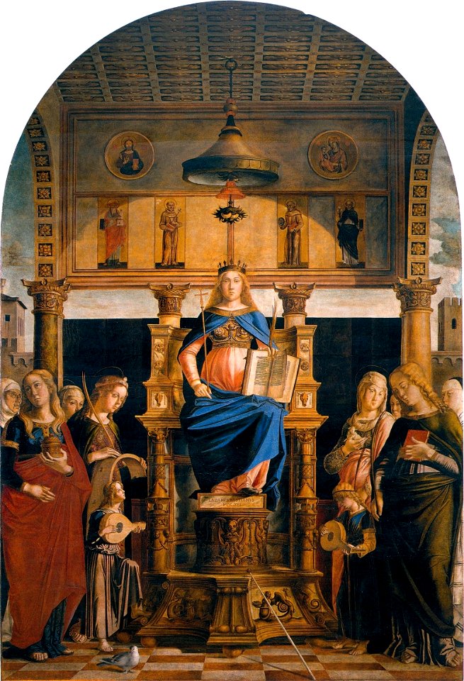 Lazzaro Bastiani - St Veneranda Enthroned - WGA01496