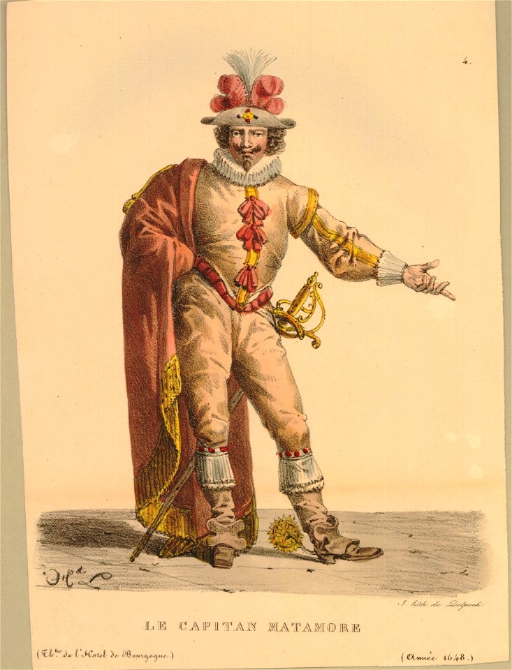 Le Capitan Matamore (BM 1871,1209.2523)