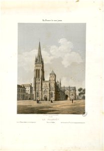 Le Folgoët - Vue de l'Eglise - Fonds Ancely - B315556101 A MERCEREAU 7 021