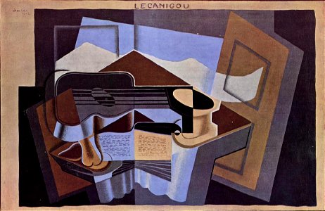 Le Canigou Juan Gris. Free illustration for personal and commercial use.