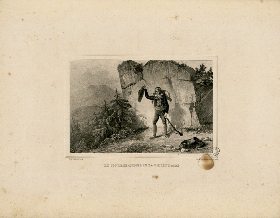 Le contrebandier de la Vallée d'Aure - Fonds Ancely - B315556101 A GELIBERT 3 035