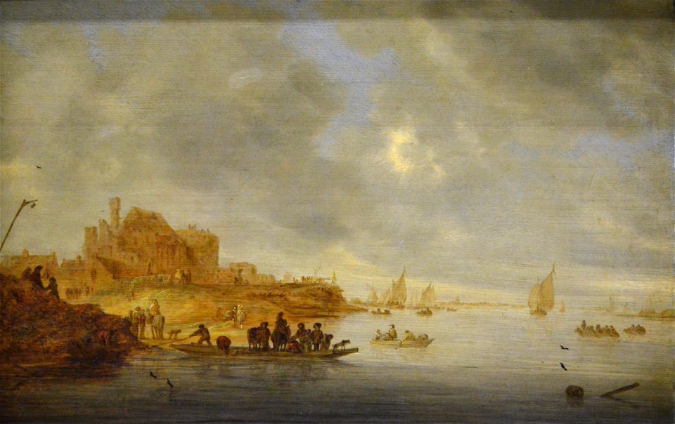 Le Bac - Salomon van Ruysdael - Musée du Louvre