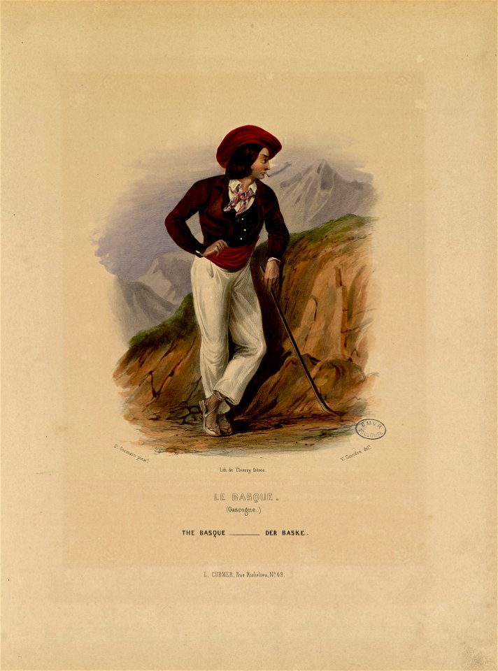 Le Basque (Gascogne) - The Basque - Der Baske - Fonds Ancely - B315556101 A SAINTGERMAIN 002