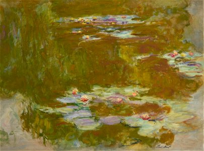 LE BASSIN AUX NYMPHÉAS - Claude Monet (c.1917-20, Sotheby's)