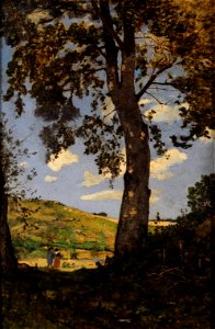 Le gros arbre - Henri Harpignies