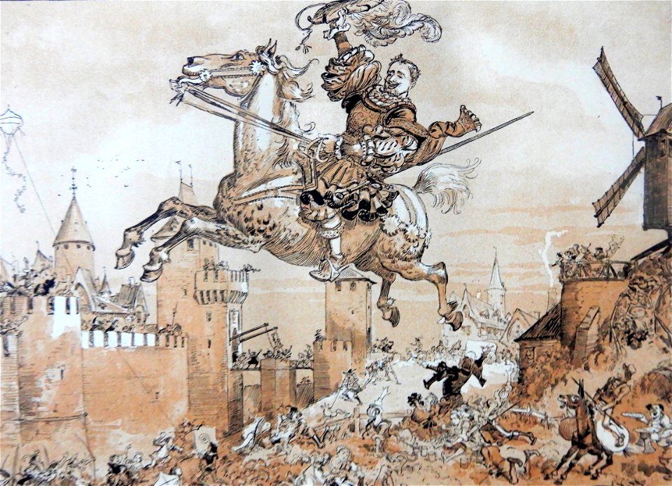 Le bon Pantagruel, illustration du Quart Livre