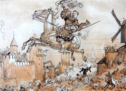 Le bon Pantagruel, illustration du Quart Livre
