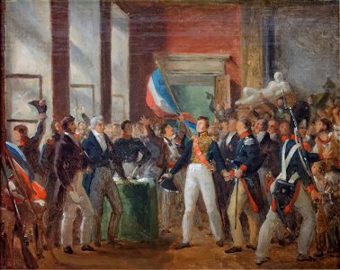 Le Duc d'Orléans à l'hôtel de ville, le 31 juillet 1830 (Carnavalet P 106) 02