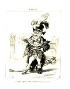 Le citoyen auguste Thiers essayant un nouveau costume (The august citizen Thiers trying on a new costume) (BM 1918,0511.249)