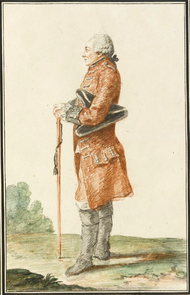Le baron de Bréget, capitaine au régiment de Caraman