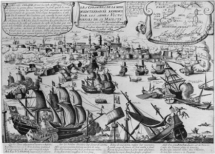 Le bombardement d'Alger en 1688
