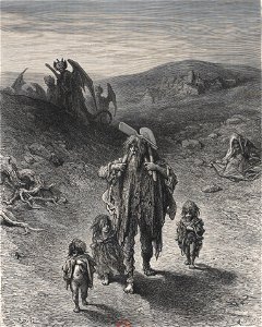 Le diable et le laboureur - Chapitre XLVI du Quart Livre illustré par Gustave Doré
