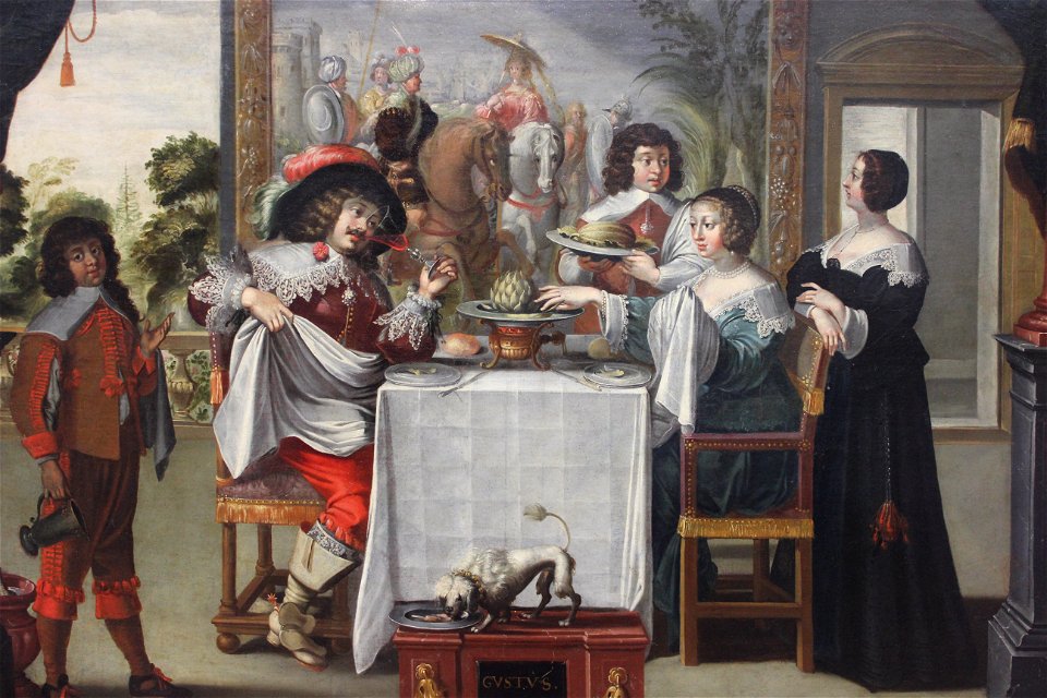 Le Goût - anonyme XVIIe s - Musée des beaux-arts de Tours