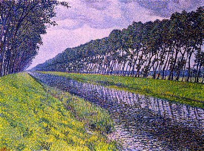 Le canal en Flandre par temps triste, 1894