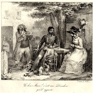 Le bon mari! c'est un dindon qu'il apporte (BM 1869,0410.75)