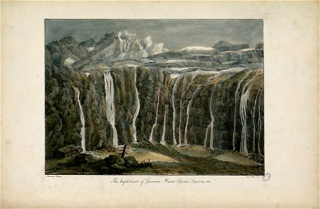 Le cirque de Gavarnie, Hautes-Pyrénées. 29 Août 1821 The Amphitheatre of Gavarnie, Hautes Pyrénées. August 29 1821 - Fonds Ancely - B315556101 A COLSTON 010