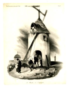 Le moulin du Télégraphe (The telegraph's windmill) (BM 1918,0511.44)