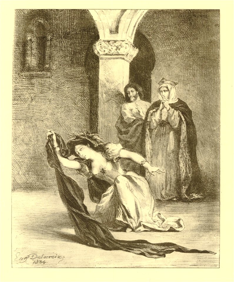 Le chant d'Ophélie (Act.IV, Sc.V) (Ophelia's song) (BM 1911,0412.176)
