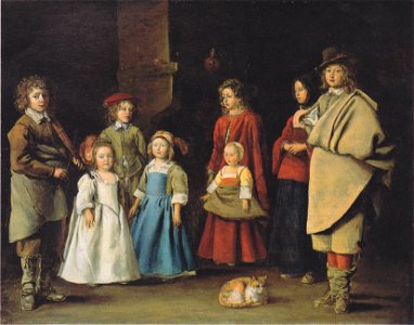 Antoine Le Nain - Vorbereitung zur Tanzstunde - nach 1650