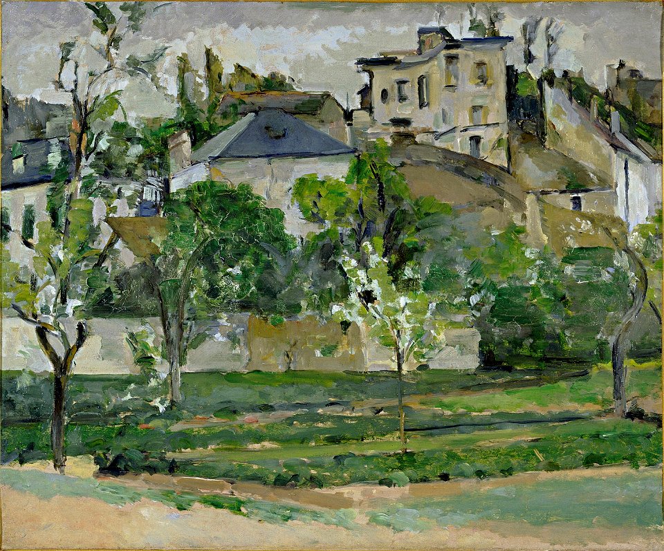 Le Jardin de Maubuisson, Pontoise, Paul Cezanne