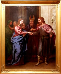 Le Mariage de la Vierge (avec cadre), Alonso Cano, Musée Goya