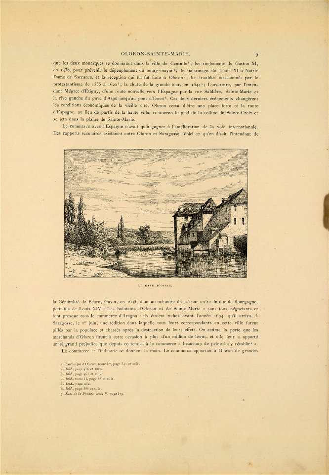 Le Gave d'Ossau - Fonds Ancely - B315556101 A LAFOND 1 008