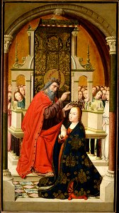 Le Couronnement de la Vierge - Maître de Santa Clara de Palencia (A 2938)