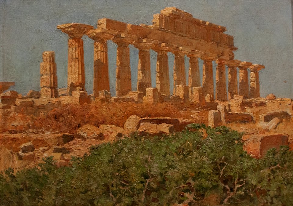 Le colonne rialzate del tempio C di Selinunte - Gennaro Pardo