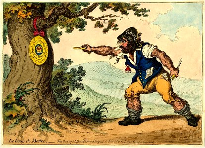 Le coup de maitre.- (BM 1868,0808.6665)