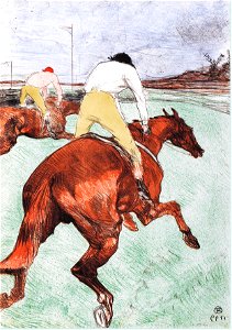 Le Jockey, by Henri de Toulouse-Lautrec