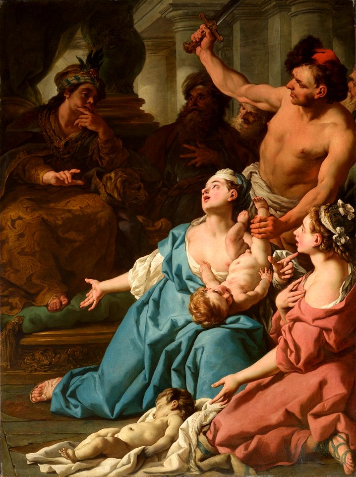 Le Jugement de Salomon - Jean-François de Troy (1952-2)