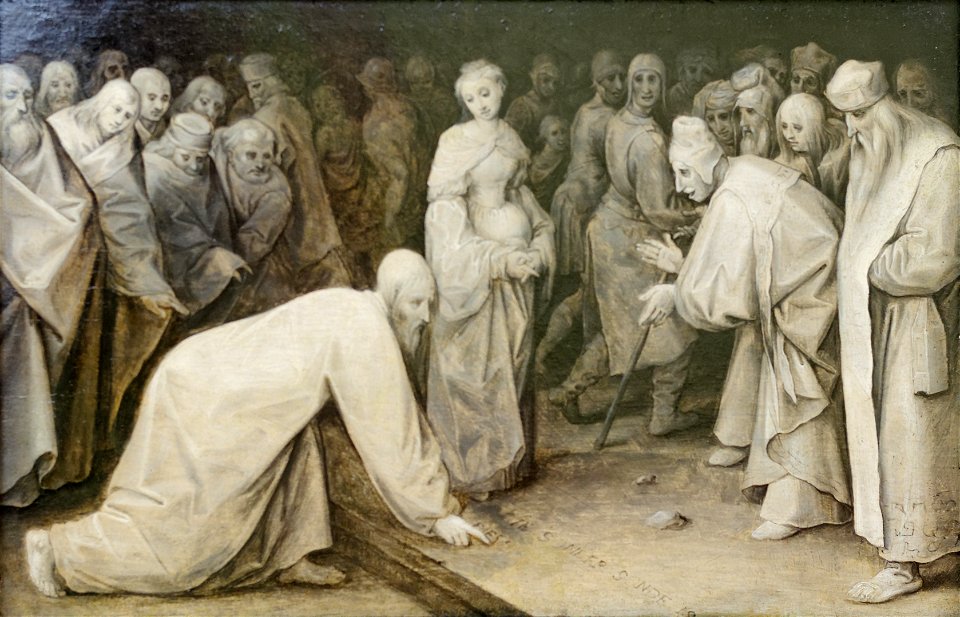 Le Christ et la Femme adultère Pieter Brueghel l'Ancien
