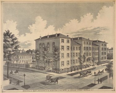 Le Couteulx St. Mary's Institution for the Instruction of Deaf Mutes. 125 Edward Street, Buffalo, N.Y