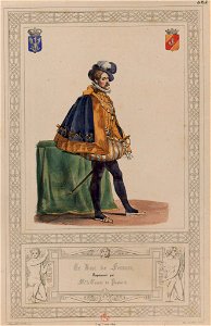 Le Duc de Ferrare représenté par M. le Comte de Pastoret - (Ball of Mary Stuart, 1829)