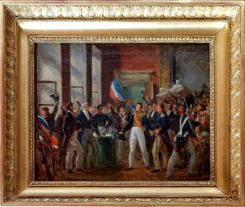 Le Duc d'Orléans à l'hôtel de ville, le 31 juillet 1830 (Carnavalet P 106) 01